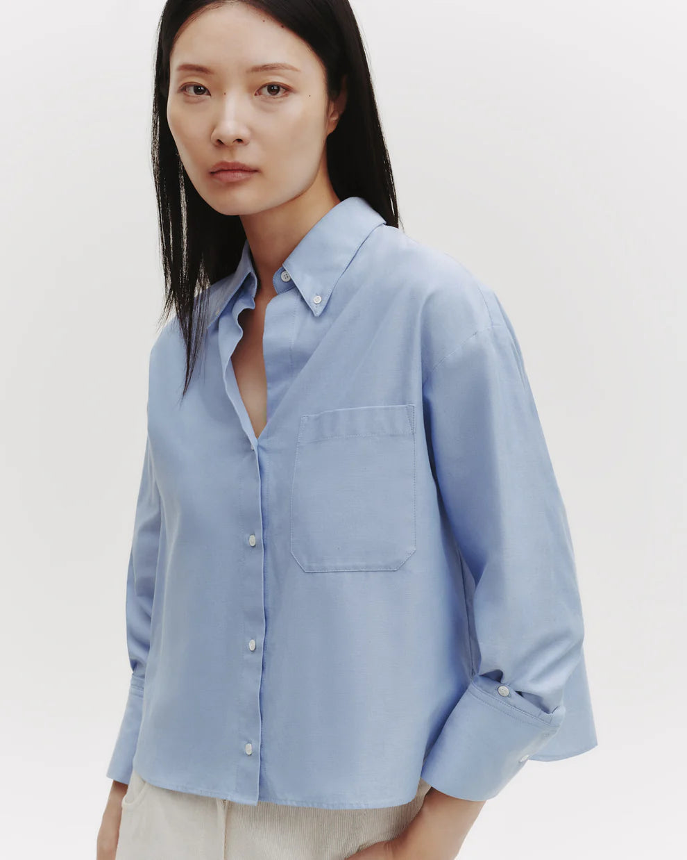 J.D. BUTTON DOWN BLUE