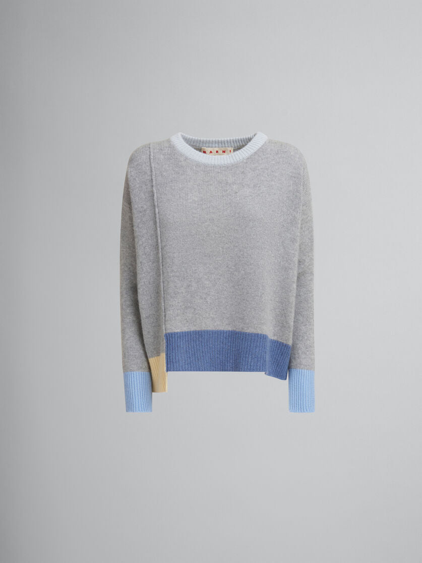 LONG SLEEVE CREWNECK SWEATER SODIUM GREY