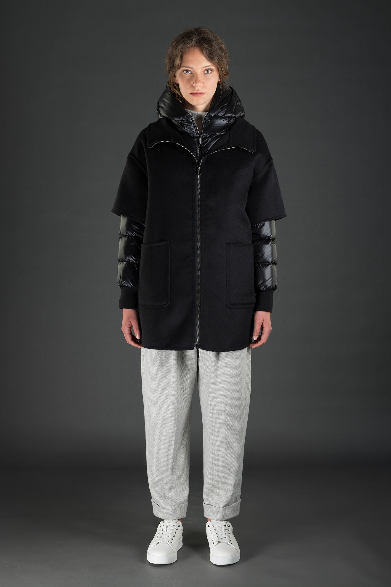 FABULA CWR COAT NERO