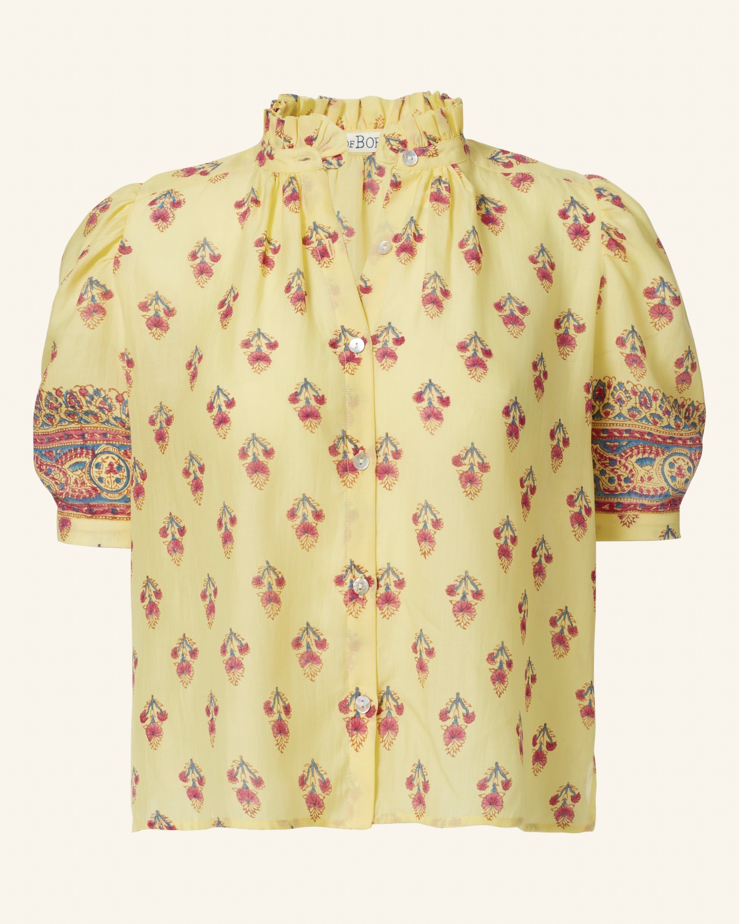 WINN PRIMROSE BHUTTI SHIRT YELLOW PRIMROSE